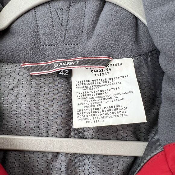 Vuarnet Puffer Jacket Womens Size 42 Large Ski Snowboarding Hooded Style 113337 - Picture 13 of 14